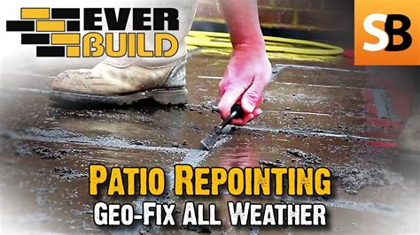 Patio Pointing Geo Fix All Weather Jointing Compound Youtube