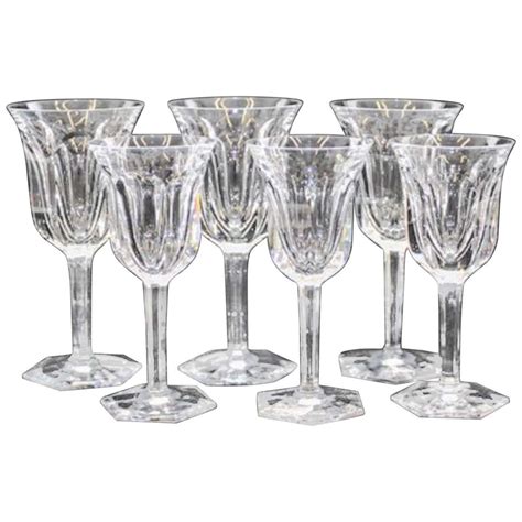 Extensive Collection Of Baccarat Cut Crystal Stemware Red Wines And