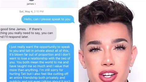 Users must be 16+, this is not a subscription service. James Charles: YouTube star shares private text messages ...