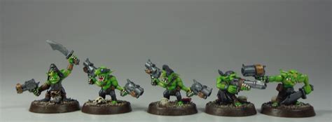 Painting Some Bright Green Warhammer 40k Space Orks — Paintedfigs