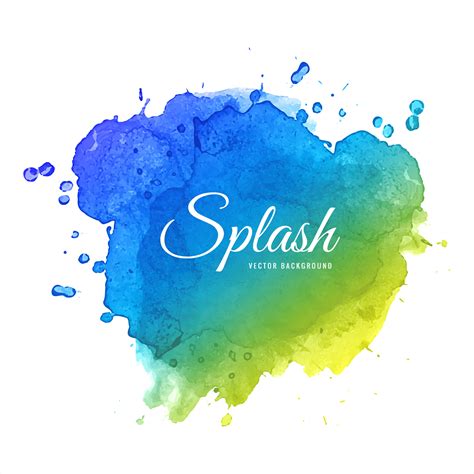 Abstract Colorful Soft Watercolor Splash Background 381751 Vector Art