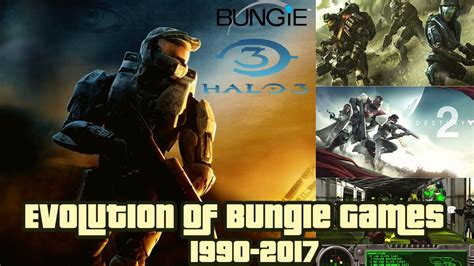Evolution Of Bungie Games 1990 2017 Youtube