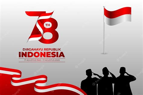 Premium Vector Independence Day Indonesia Background Illustration