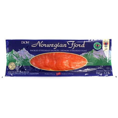 Norwegian Fjord Smoked Salmon 550 G Deliver Grocery Online Dg