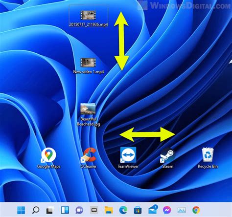 How To Change Desktop Icon Spacing In Windows Desktop Icons Icon