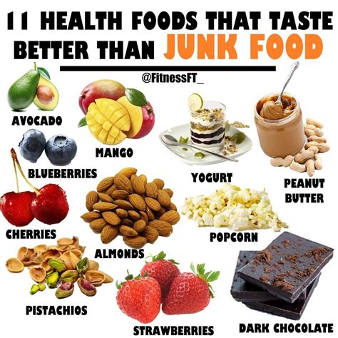 Healthy Foods That Taste Better Than Junk Food Food Healthy Recipes