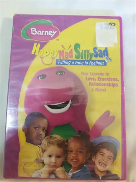 Barney Happy Mad Silly Sad Putting A Face To Feelings Dvd 2003