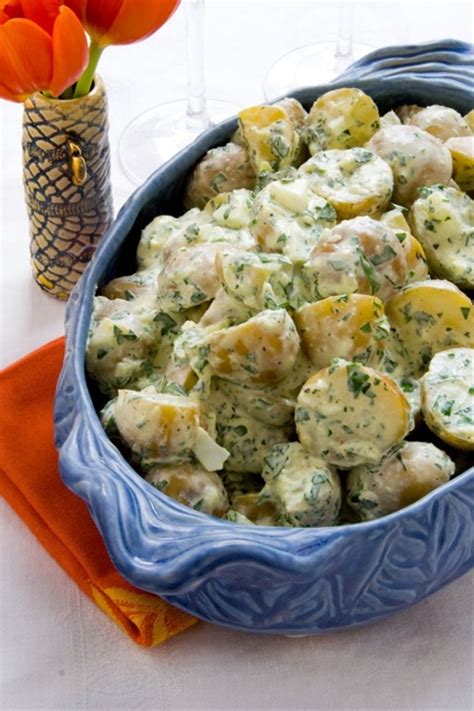 Creamy Horseradish Potato Salad Recipe Chefthisup