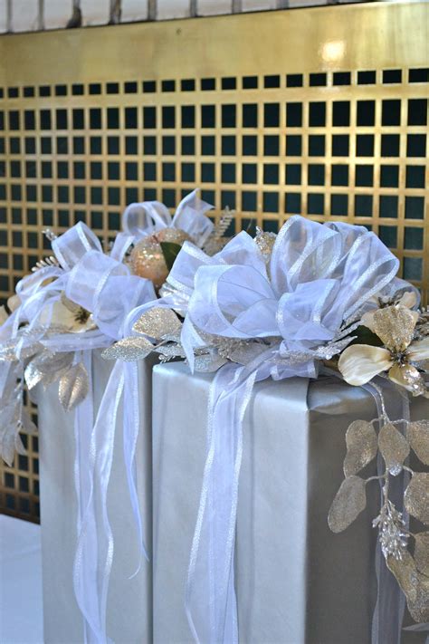 Silver And Gold Wrapped Wedding T Gold Wedding Anniversary