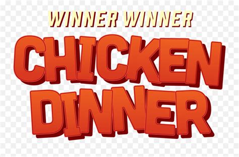 Winner Chicken Dinner Illustration Pngchicken Dinner Png Free