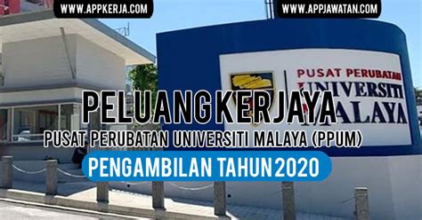 Phone number or email address. Jawatan Kosong di Pusat Perubatan Universiti Malaya (PPUM ...