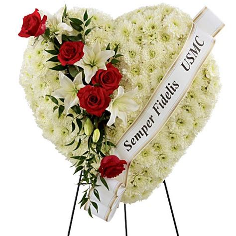 Ftd sympathy funeral flower arrangements. Marine Bleeding Heart Spray at Send Flowers