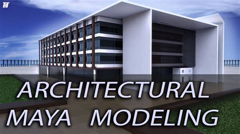 Architectural Autodesk Maya Modeling Building Exterior Keyshot