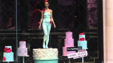 Semi Naked Window Display Comes To Life At The Fenwick Store In London Youtube