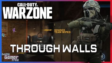 Shooting Enemies Through Walls Call Of Duty Warzone Youtube