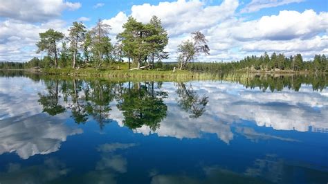 Free Stock Photo Of Lake Reflections Landscape Near Femunden