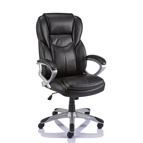 Designed with sturdy carpet casters, this executive office chair can support up to 275 pounds over a full workday and easily roll across your office floor. Staples Giuseppe Bonded Leather Executive Office Chair ...