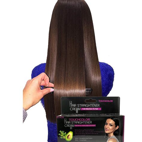 Touchcolor Hair Straightener Cream Stright Hair Fixing Cream Rebond