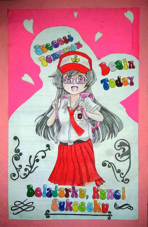 Poster Anime Tentang Pendidikan Pigura