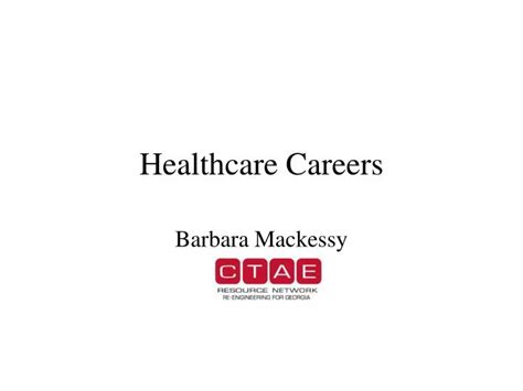 Ppt Healthcare Careers Powerpoint Presentation Free Download Id