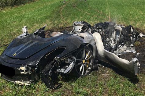 Ferrari Driver Writes Off £200000 Supercar In Horror Crash An Hour