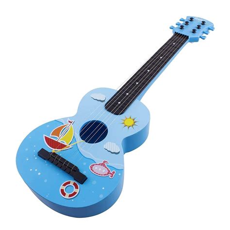 Toy Guitar Rock Star 6 String Acoustic Kids Ukulele With Guitar Pick
