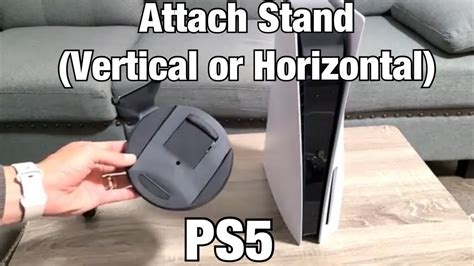 Ps5 How To Attach Stand Horizontal Vertical Easy Guide Otosection