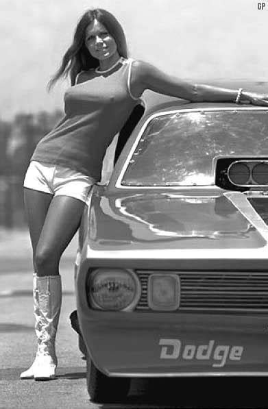 Girls On Cars — Drag Race Trophy Girl Barbara Roufs Most Or All Of