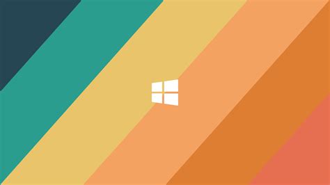 Windows 10 Minimalism Logo Operating System Digital Art Colorful