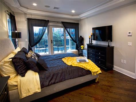 Black And Yellow Bedroom Hot Color Combo Yellow Gray Living Room Grey