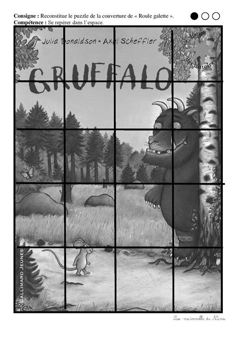 Gruffalo Puzzle De La Couverture La Maternelle De Nina