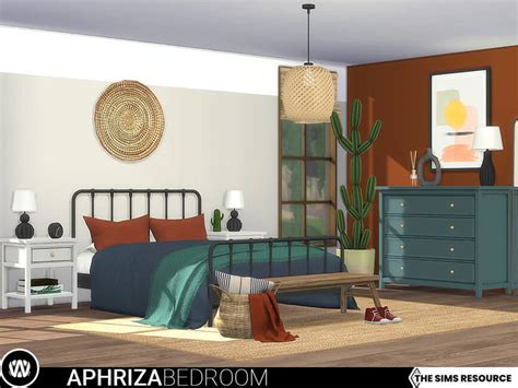 Sims 4 Aphriza Bedroom By Wondymoon The Sims Book