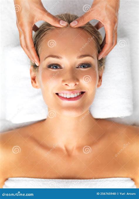Feeling Refreshed Restored And Gorgeous A Beautiful Young Woman Relaxing In A Spa Head