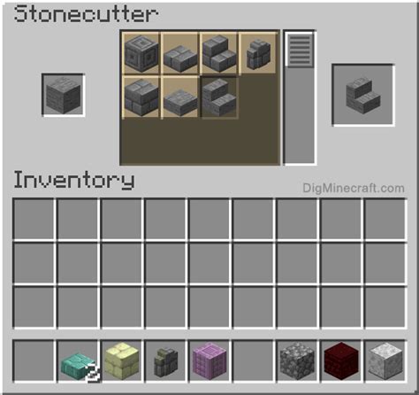 Even when i searched for it, it was not it is in 1.14 you might want to search the recipe on google if you can't find it in your recipe book. Stone Cutter Recipe Java / How I See The Stonecutter Gui Minecraftsuggestions : Also remember ...