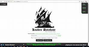 How to open the pirate bay properly