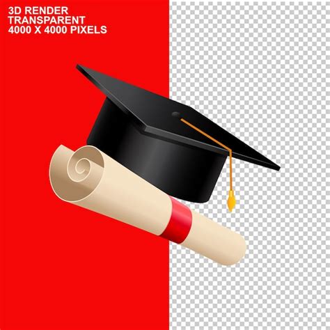 Premium Psd Academic Degree Graduation Square Academic Cap Ceremony