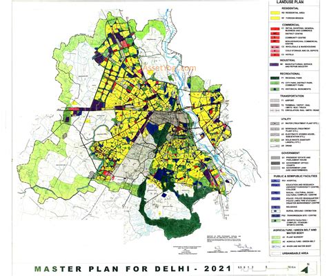 Delhi Master Plan 2021 And Map And Highlights You Can Download The Complete