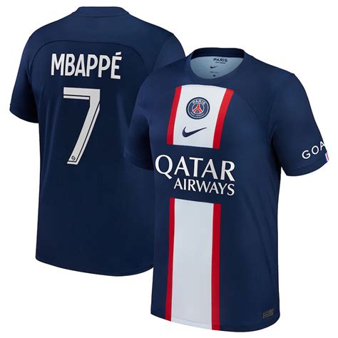 2022 2023 Psg Mbappe 7 Home Soccer Jersey Team Soccer Jerseys