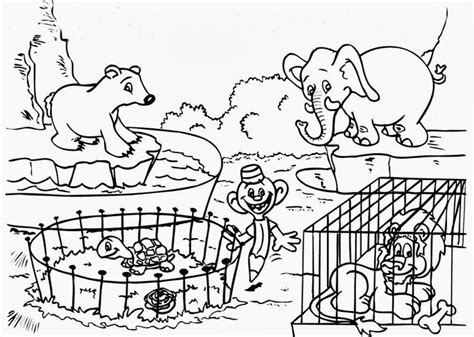 Zoo Coloring Pages | Print Color Craft