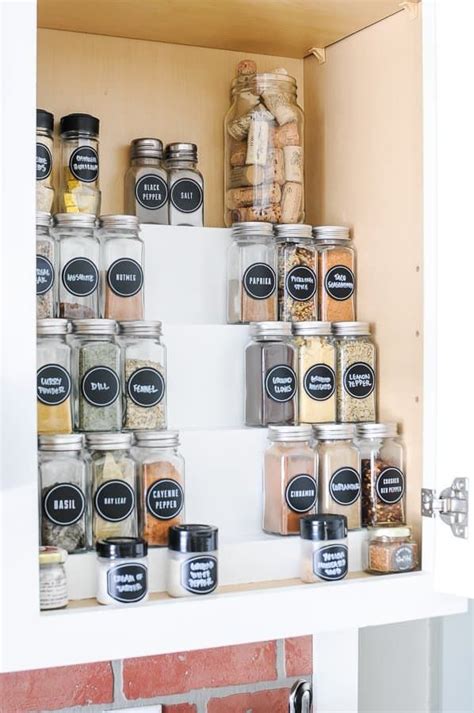 The Best Diy Hack For Organizing Spices In A Cabinet Spice