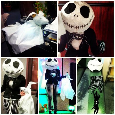 Diy My Homemade Jack Skellington Costume For A Halloween Contest At