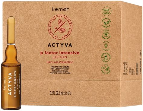 Kemon Actyva P Factor Intensive Lotion Hair Loss Prevention Lozione