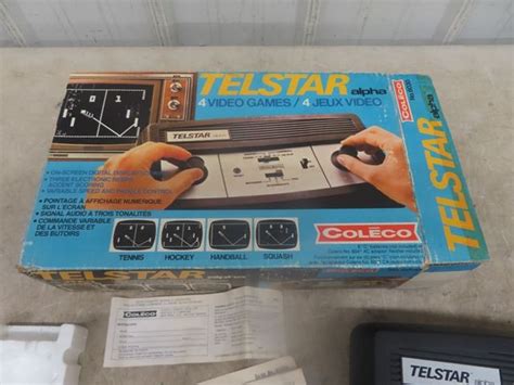 Coleco Telstar Alpha Video Game In Original Box