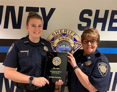 Corrections Officer Of The Month Knox County Sheriff Website