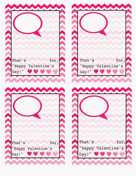 Free Printable Valentines Templates