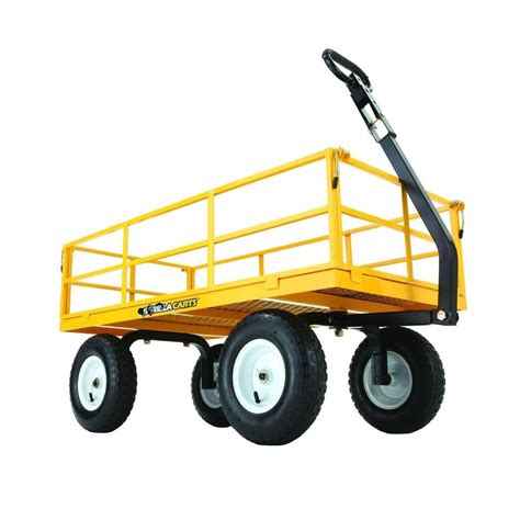 So why don't you have one yet? Gorilla Carts 1,200 lbs. Heavy Duty Steel Utility Cart ...