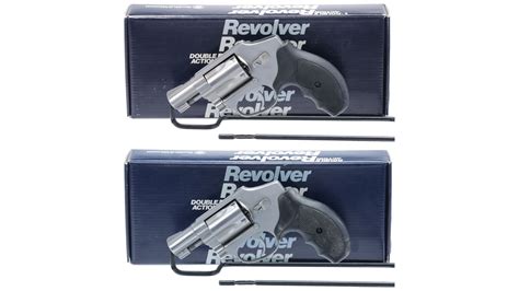 Two Smith And Wesson Model 940 Double Action Revolvers With Boxes Rock