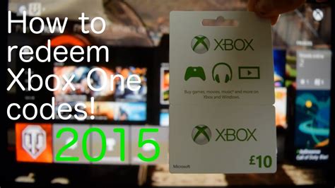 How To Redeem Xbox One Codes 2015 Youtube