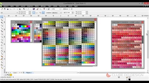 Curso Prático De Design Gráfico 24 Coreldraw Paletas De Cores E