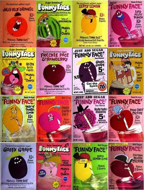 Funny Face Drink Mixes I Remember Jfk A Baby Boomers Pleasant